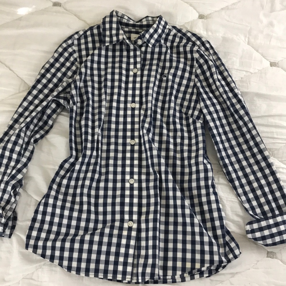 Vineyard vines checkered shirt